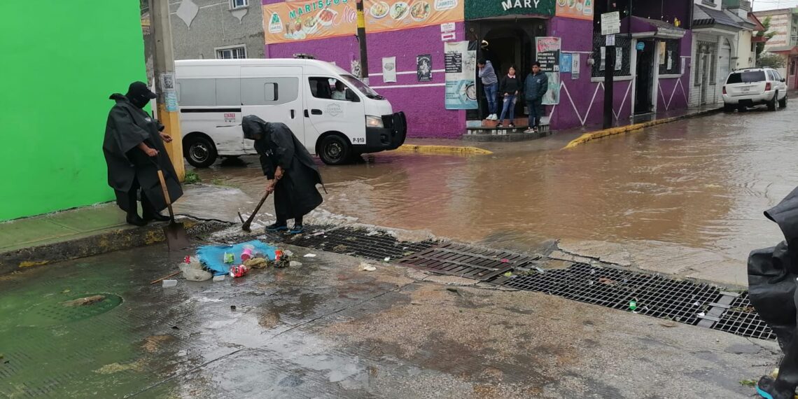Acciones coordinadas ante lluvias intensas en San Pedro Cholula