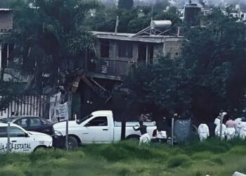 Catean anexo en Coronango; hallan restos humanos