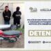 Policía de San Pedro Cholula detiene a ciudadano extranjero y recupera motocicleta con reporte de robo