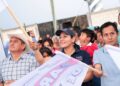 Más calles con luz, lleva Lupita Cuautle red eléctrica a San Antonio Cacalotepec