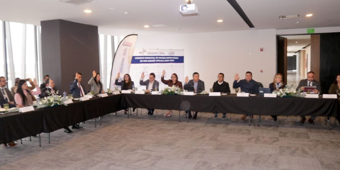 Organismos empresariales y públicos reconocen iniciativas de Mejora Regulatoria en San Andrés Cholula