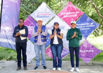 Continúa Lupita Cuautle trabajo comunitario para mejorar espacios públicos