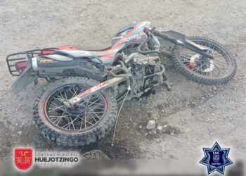 SSC DE HUEJOTZINGO RECUPERA CUATRO MOTOCICLETAS ROBADAS; HAY DOS DETENIDOS