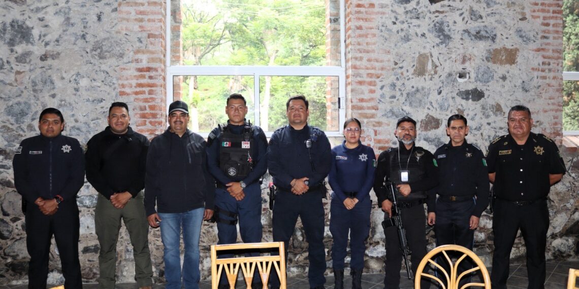 Seguridad Pública de Ocoyucan trabaja en equipo para lograr el progreso del municipio