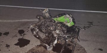 Terrible accidente cobra la vida de dos motociclistas