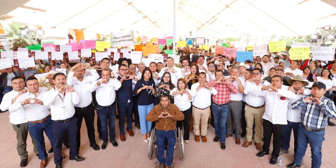 En Sierra Negra, Gobierno de Armenta entrega 97 mdp en obra comunitaria para pueblos indígenas