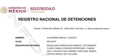 Detienen al comandante de la Fiscalía de Desaparición de Personas en Puebla por presunto encubrimiento del “Patuleco”