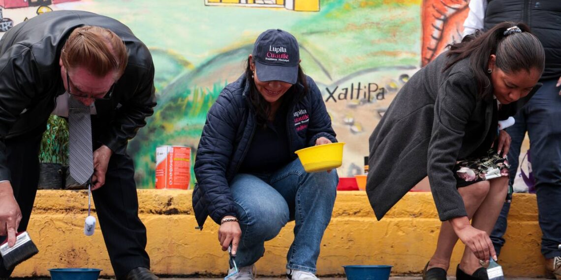 Promueve Lupita Cuautle movilidad responsable en San Andrés Cholula