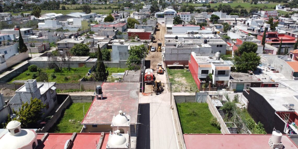 Ayuntamiento de Amozoc construye obras que transforman y benefician al municipio