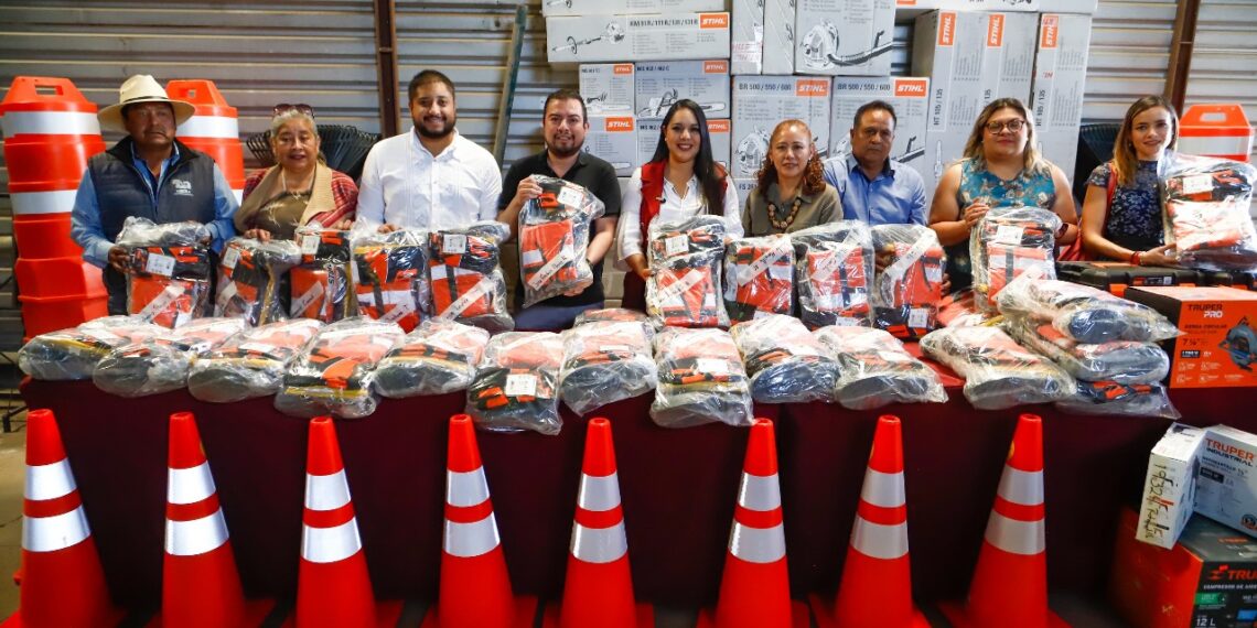 Fortalece Tonantzin Fernández el trabajo de Servicios Públicos Municipales con nuevo equipamiento