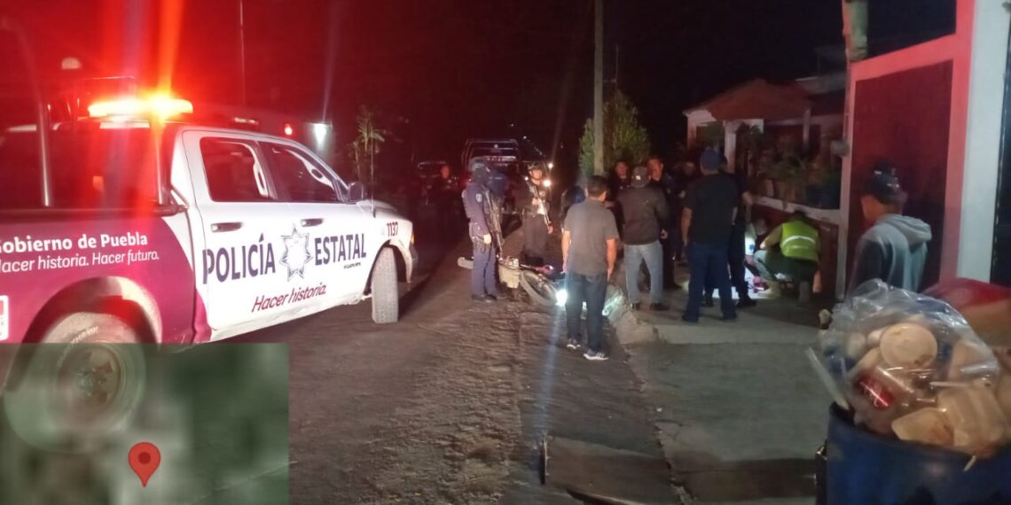 Ebrio motociclista provocó choque contra patrulla en Huaquechula