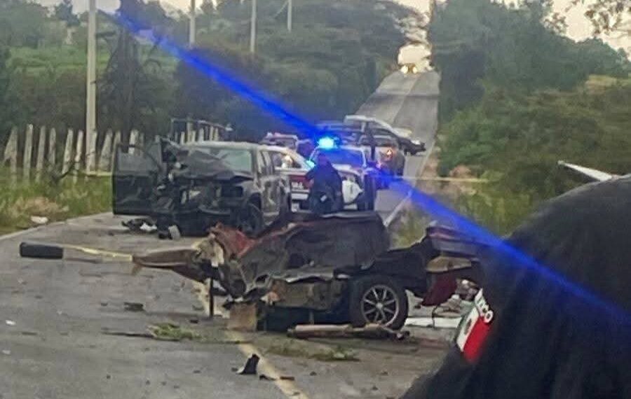 Fatal accidente, en Paso de Cortés Deja al menos 5 muertos