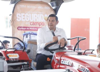 Puebla da seguridad al campo con maquinaria y riqueza comunitaria