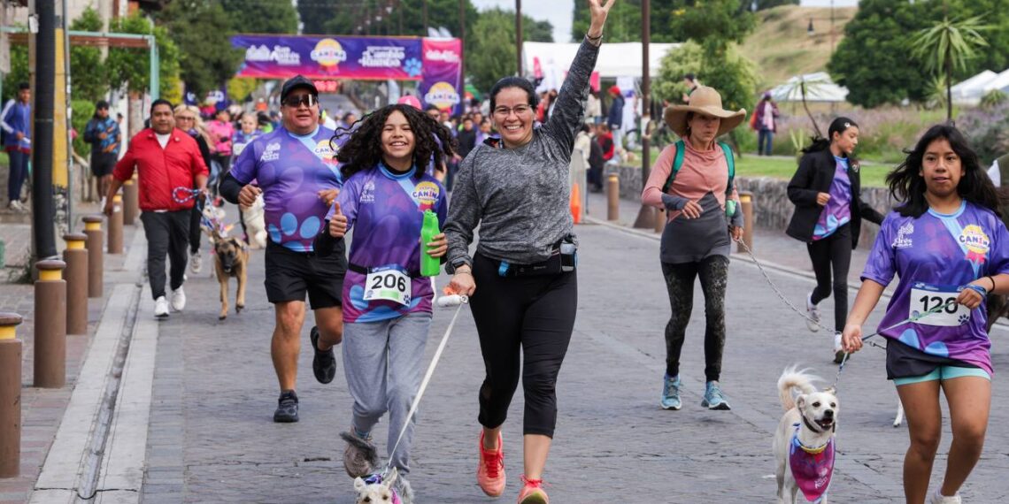 Celebra San Andrés Cholula su Primera Carrera Canina