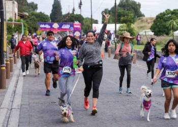 Celebra San Andrés Cholula su Primera Carrera Canina