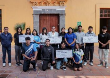 Impulsa Lupita Cuautle con becas al talento deportivo en San Andrés Cholula