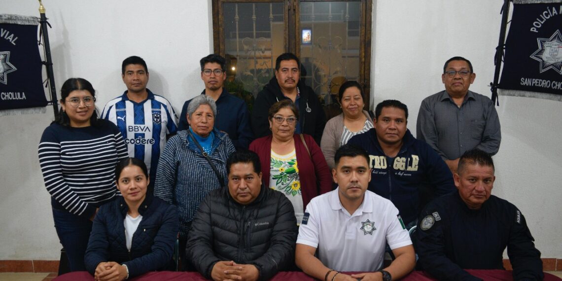 Barrios de San Pedro Cholula se suman a las Mesas de Seguridad