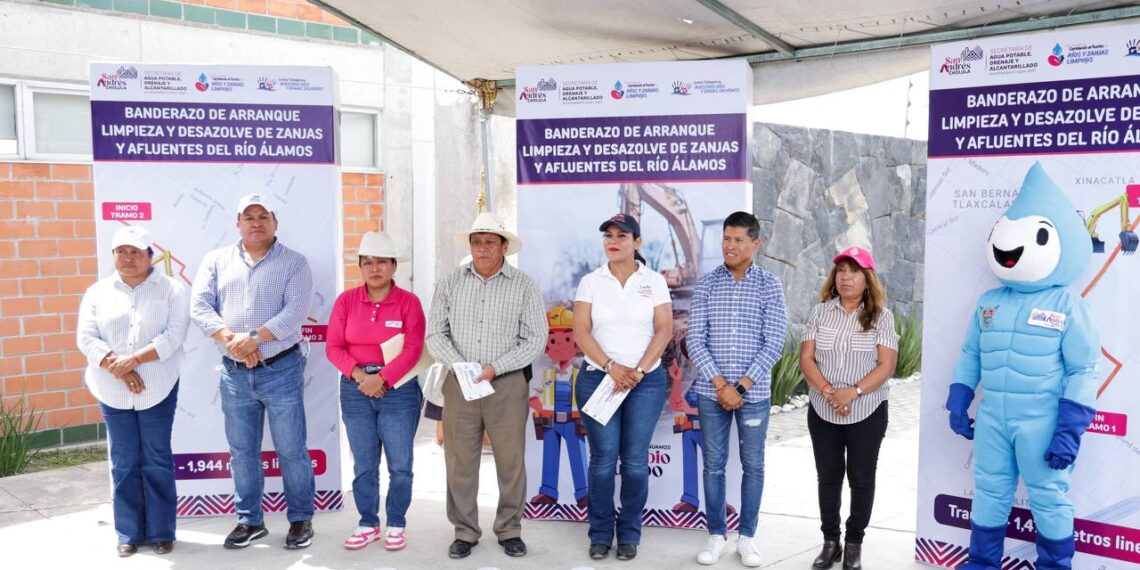 Refuerza Gobierno de San Andrés Cholula acciones contra inundaciones y focos de infección