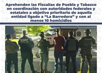 Aprehenden a objetivo prioritario ligado a «La Barredora» y con al menos 10 homicidios