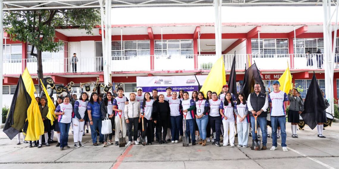 Encabeza alcaldesa jornada de reforestación