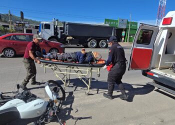 Motociclista atropella a un señor de la tercera edad en Amozoc