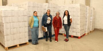 Gobierno de Tonantzin Fernández recibe apoyos alimentarios para grupos vulnerables