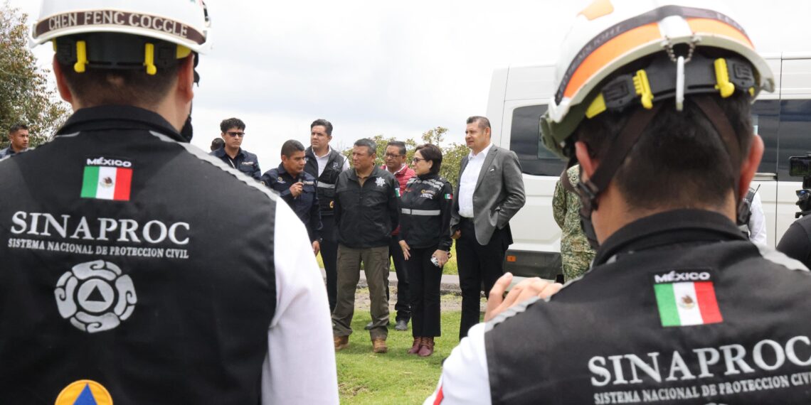 Reconoce Laura Velázquez, Coordinadora Nacional de Protección Civil, preparativos estatales ante Contingencia Volcánica