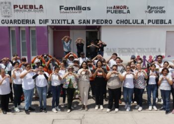 Realiza Gobierno de Tonantzin Fernández faena comunitaria en la Guardería DIF de Xixitla