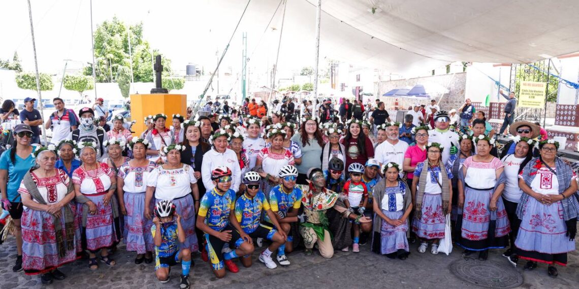 Realizan en Cholula la «Rodada patrimonial 2025»