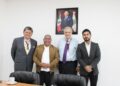 Edil de Amozoc realiza gestiones para su municipio