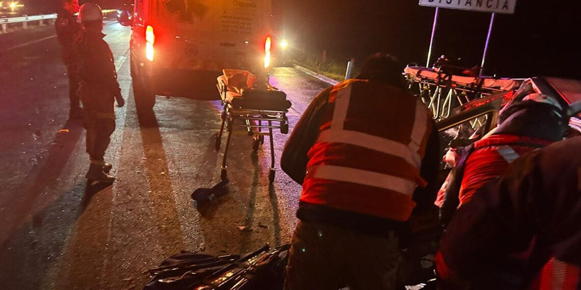 Fatal accidente vial en la carretera San Antonio Virreyes – Teziutlán