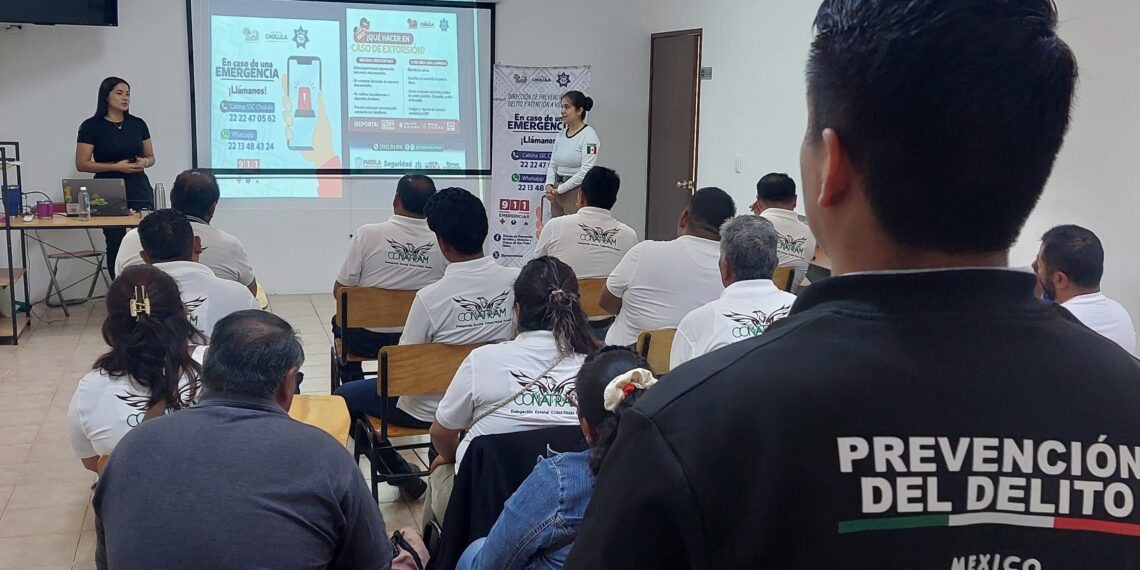 San Pedro Cholula refuerza seguridad contra el robo a transporte de carga