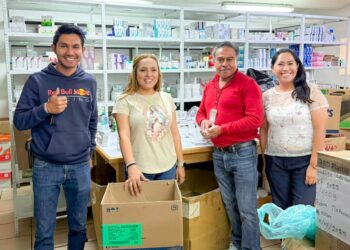 Shamy Spezia y “Cáritas” garantizan medicamentos gratuitos para Huejotzingo
