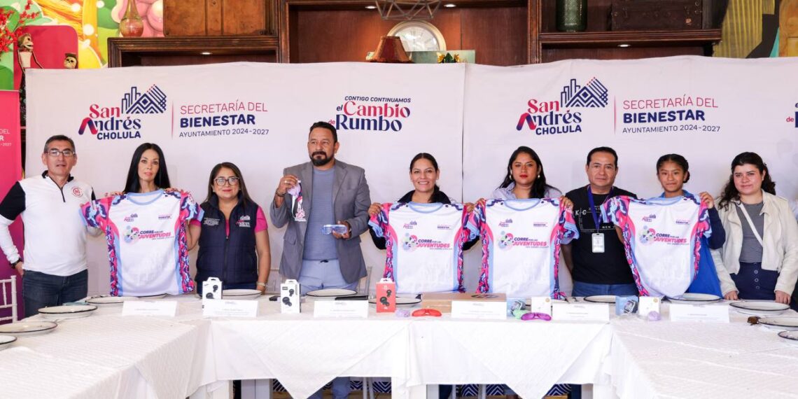 Anuncian carrera por la juventud en San Andrés Cholula