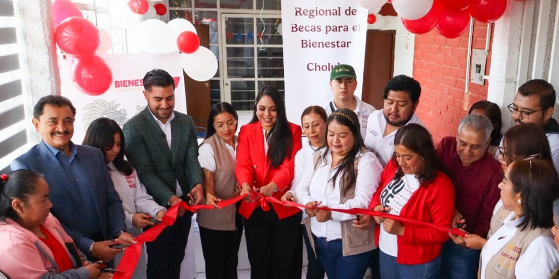 Inauguran Sede Regional de Becas para el Bienestar en San Pedro Cholula