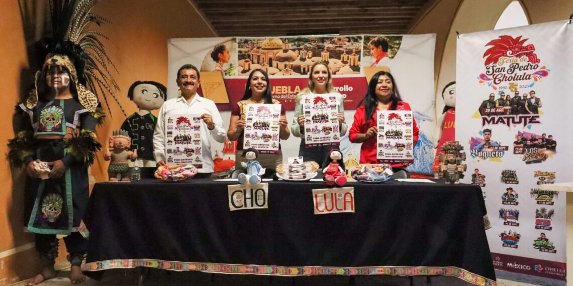 Presenta Tonantzin Fernández la edición 75 de la Feria de Cholula
