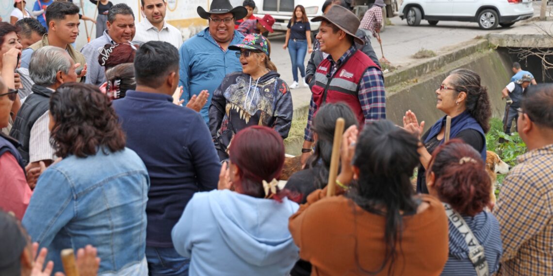 Encabeza Omar Muñoz faena comunitaria en Sanctorum