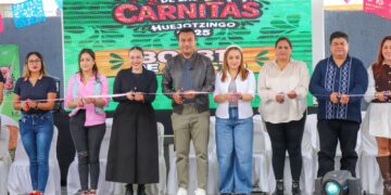 SABOR Y TRADICIÓN EN HUEJOTZINGO: ROBERTO SOLÍS DA INICIO A LA FERIA DE LAS CARNITAS 2025
