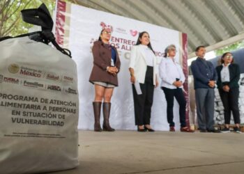 Sensibilidad y compromiso: Gobierno de Tonantzin Fernández entrega apoyos alimentarios a sectores vulnerables