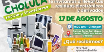 ¡Súmate a EcoCholula este 17 de agosto!