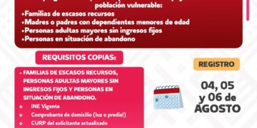 Amplía Gobierno de Tonantzin Fernández periodo de registro para apoyos alimentarios