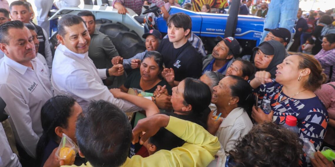 En Nopalucan, Gobierno de Puebla fortalece el campo con apoyos y reforestación