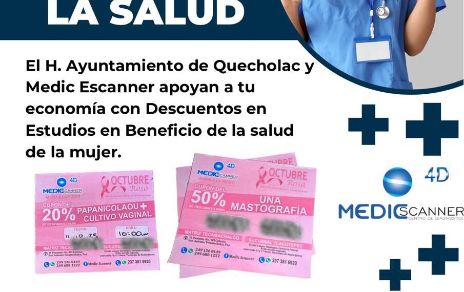 Ayuntamiento de Quecholac impulsa campaña de salud para mujeres con descuentos en estudios médicos