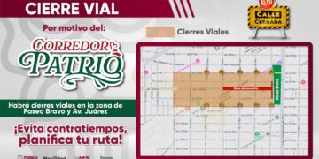 Cierres viales y medidas de movilidad por Corredor Patrio 2025