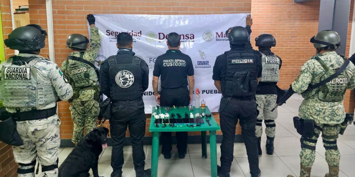 Realiza SSP operativos simultáneos en penales de Tepexi y San Pedro Cholula