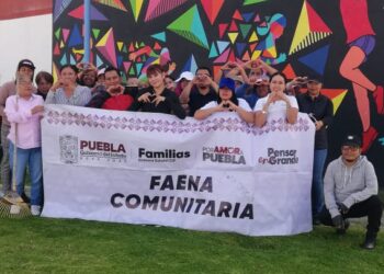 SMDIF Cuautlancingo encabeza faena comunitaria