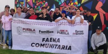 SMDIF Cuautlancingo encabeza faena comunitaria