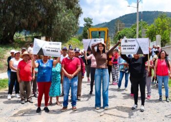 Ayuntamiento de Quecholac da banderazo de arranque de obra en Santa Catarina Villanueva