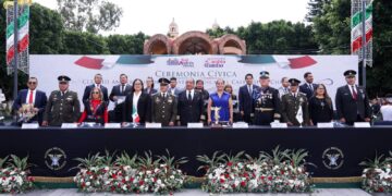 Promueve Lupita Cuautle valores cívicos en ceremonia conmemorativa por el aniversario 178° de los Niños Héroes de Chapultepec