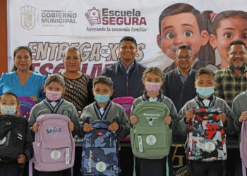 Omar Muñoz lleva el programa “Escuela Segura” a otras tres primarias de Cuautlancingo
